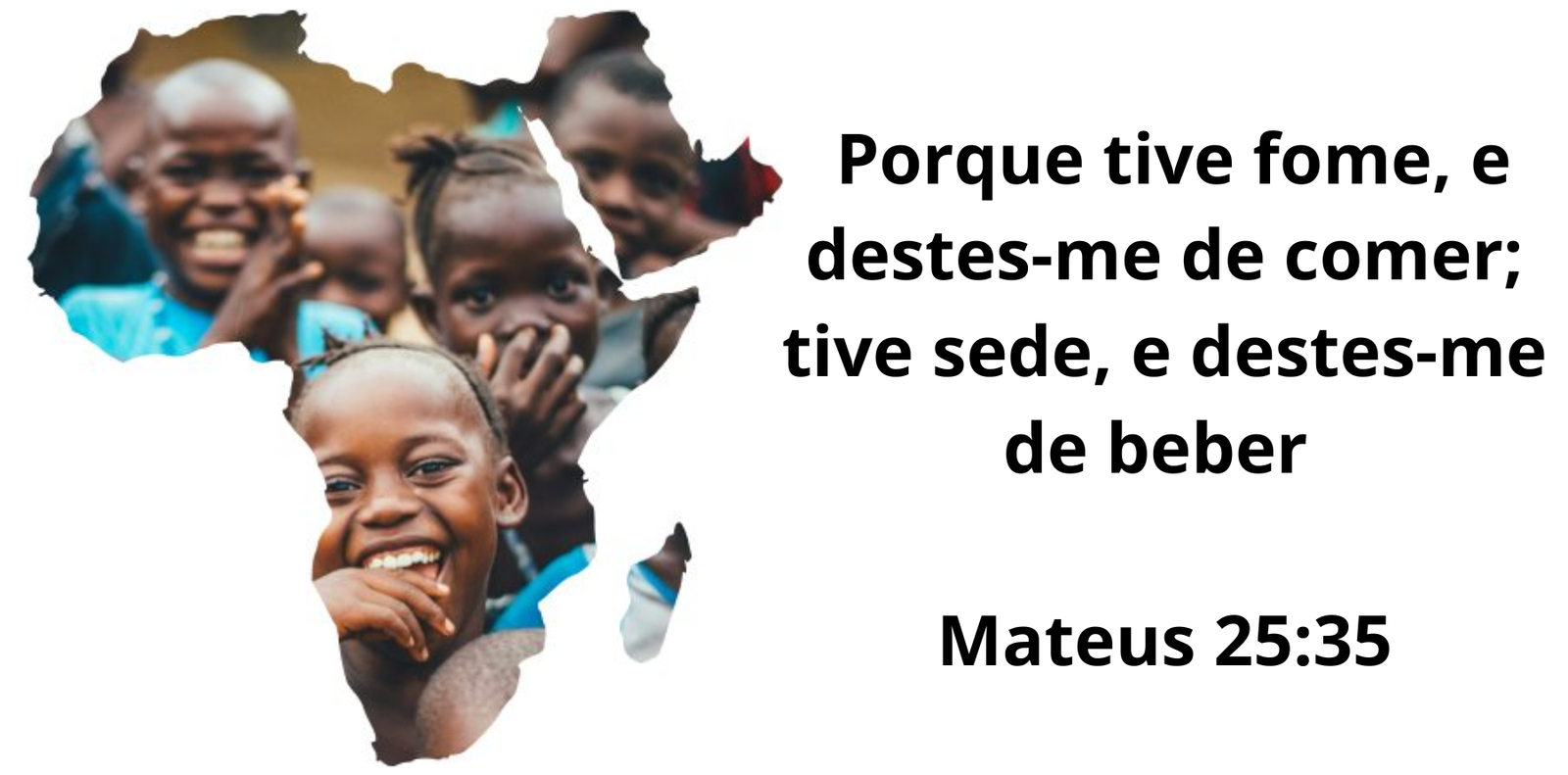 Imagem apresentada na seção Missão África